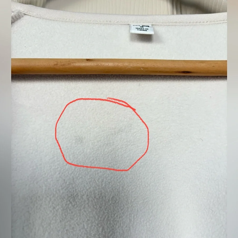 Uniqlo Fleece/Teddy Jacket cream - Picture 10 of 11